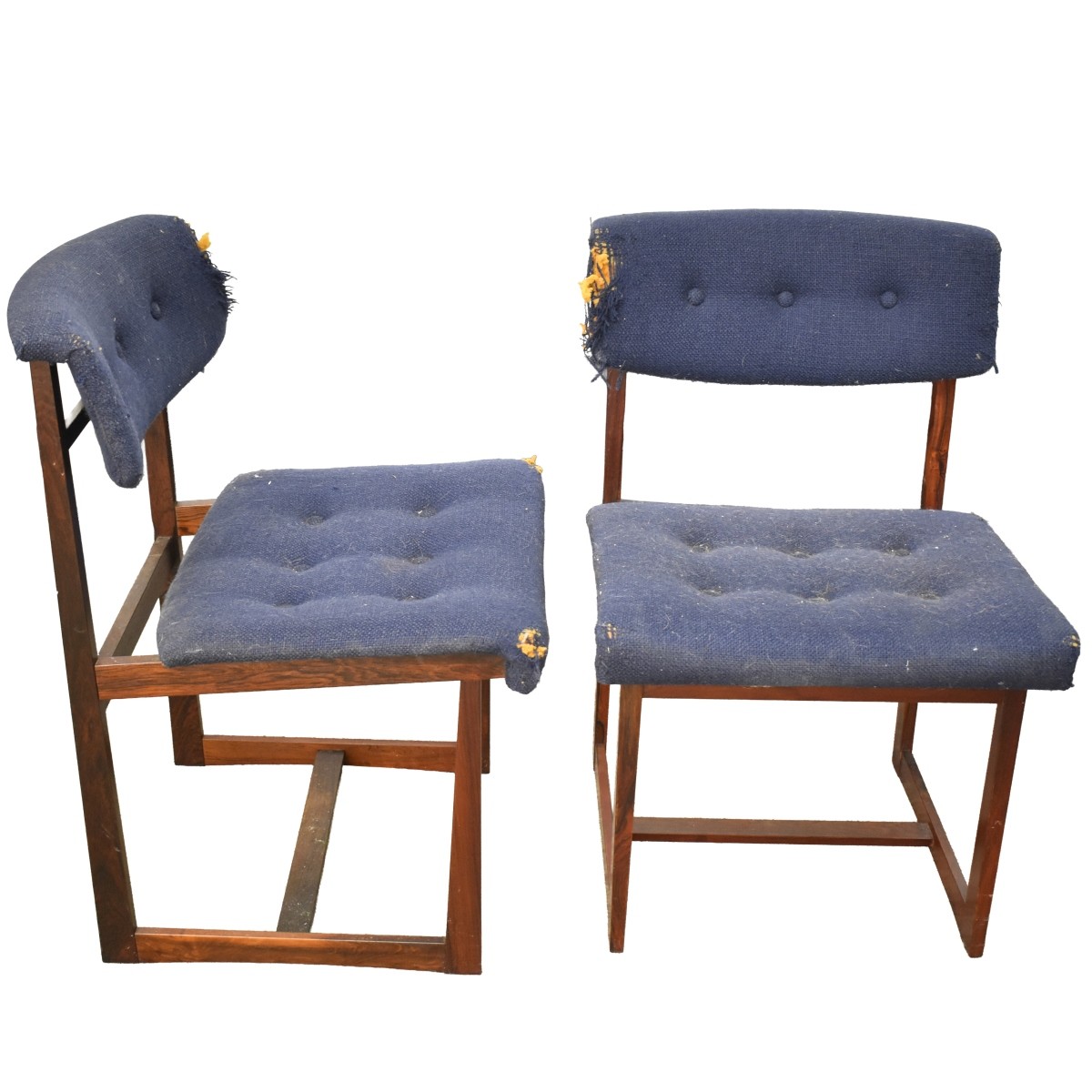Mid-century-modern Hardwood Danish Style Chairs