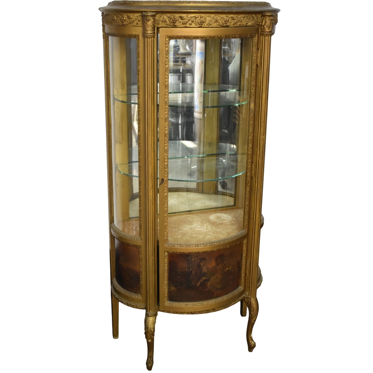 Antique Louis XV Style French Vitrine
