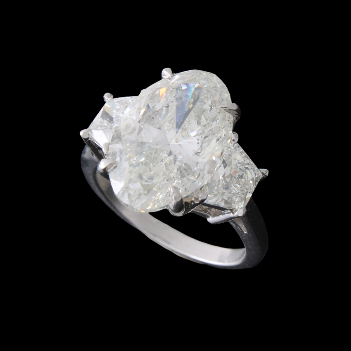 EGL Diamond and Platinum Ring