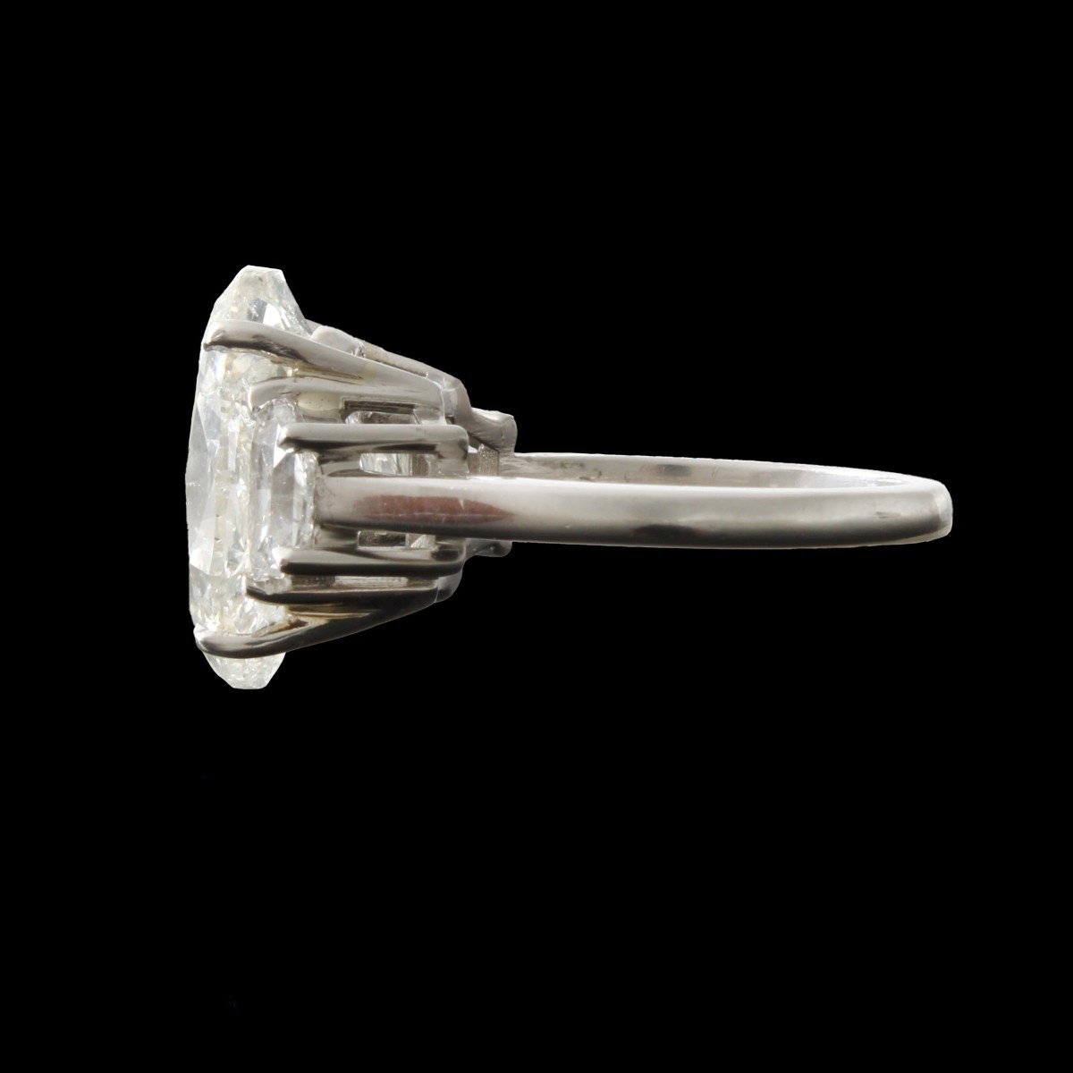 EGL Diamond and Platinum Ring