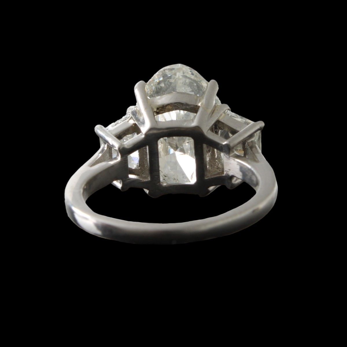 EGL Diamond and Platinum Ring