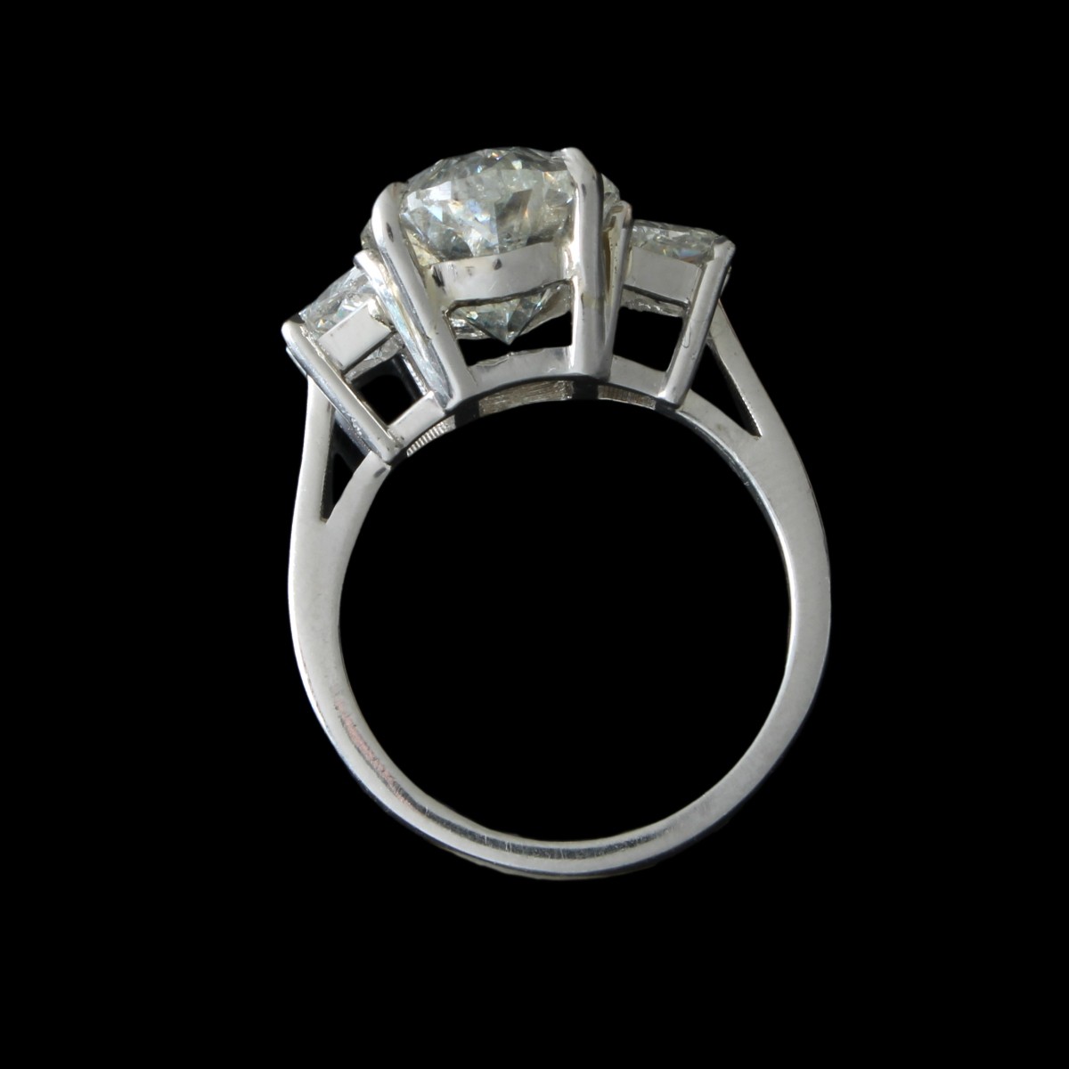 EGL Diamond and Platinum Ring