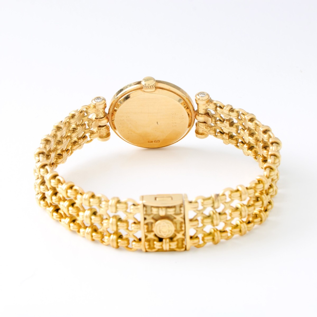 Van Cleef Diamond and 18K Watch