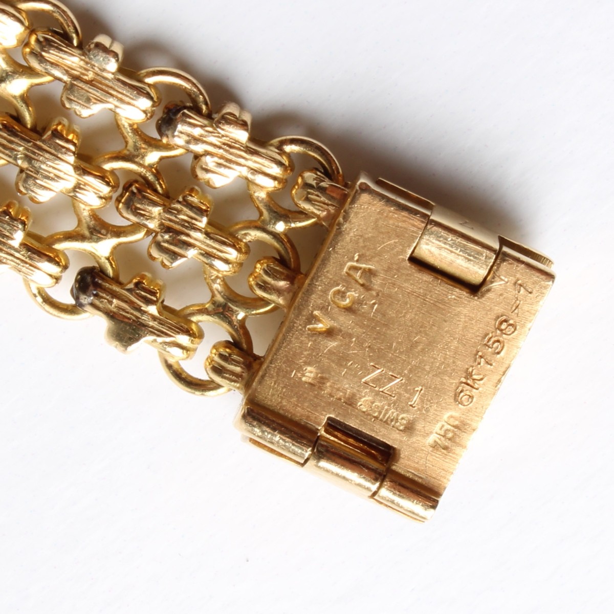 Van Cleef Diamond and 18K Watch