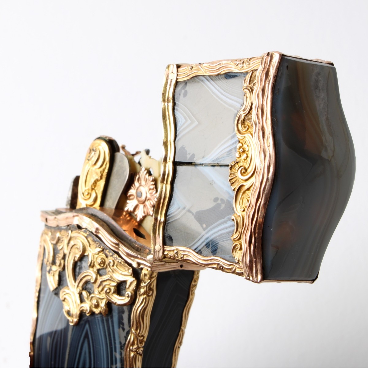 Agate and 14K Grooming Kit