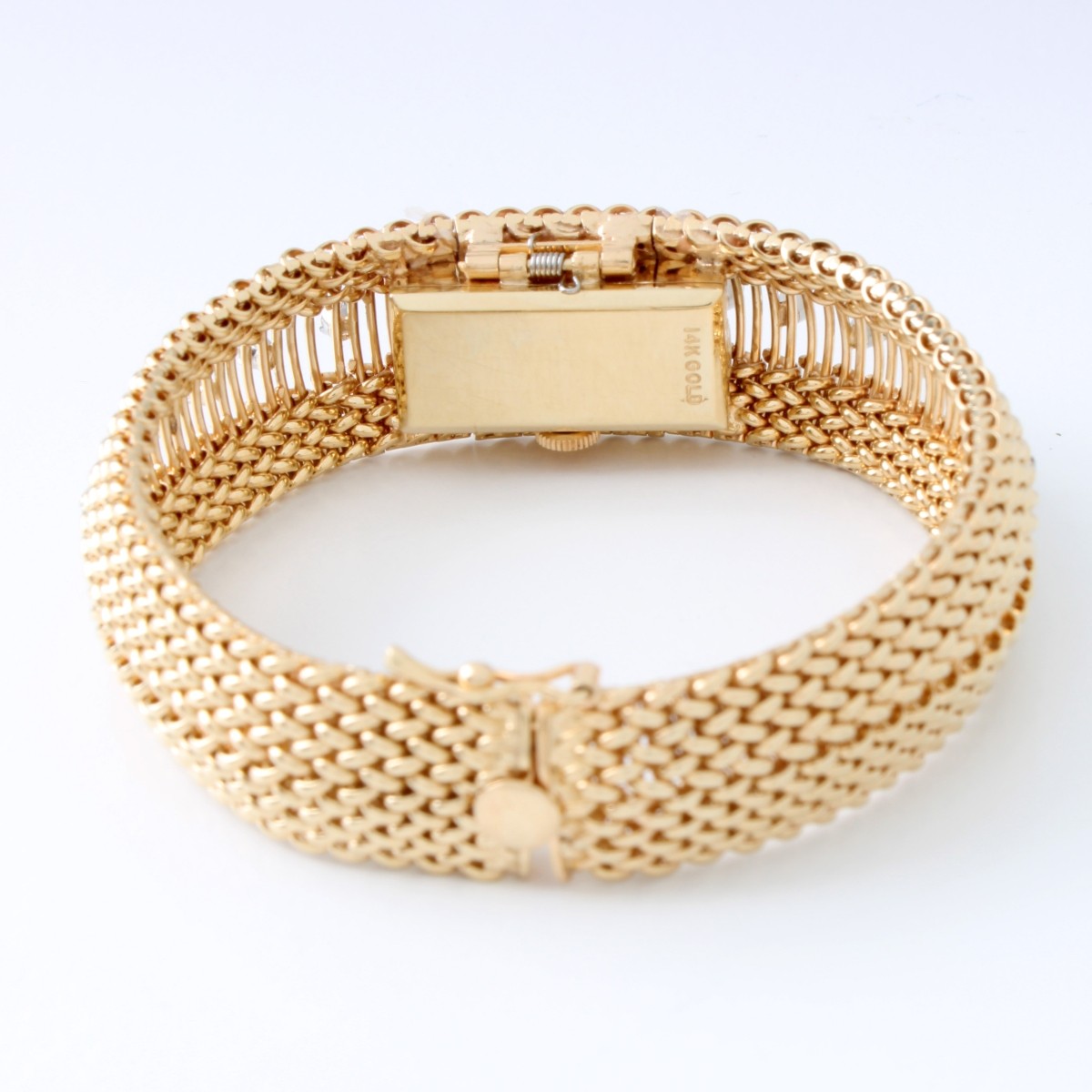 Lacloche Diamond and 14K Watch