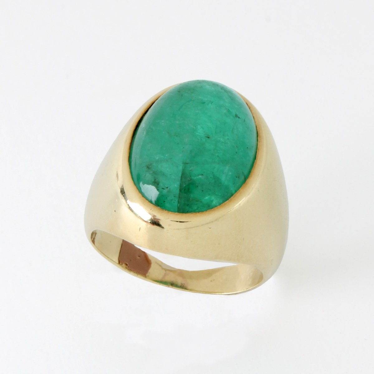 Emerald and 14K Ring