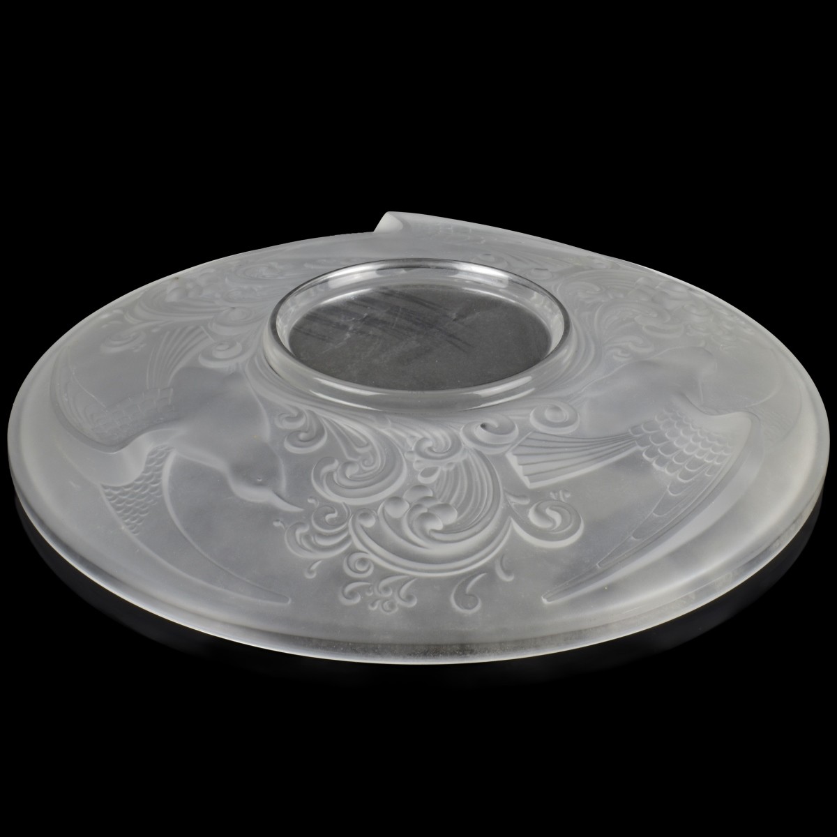 Val St. Lambert Belguim" Gloucester" Charger