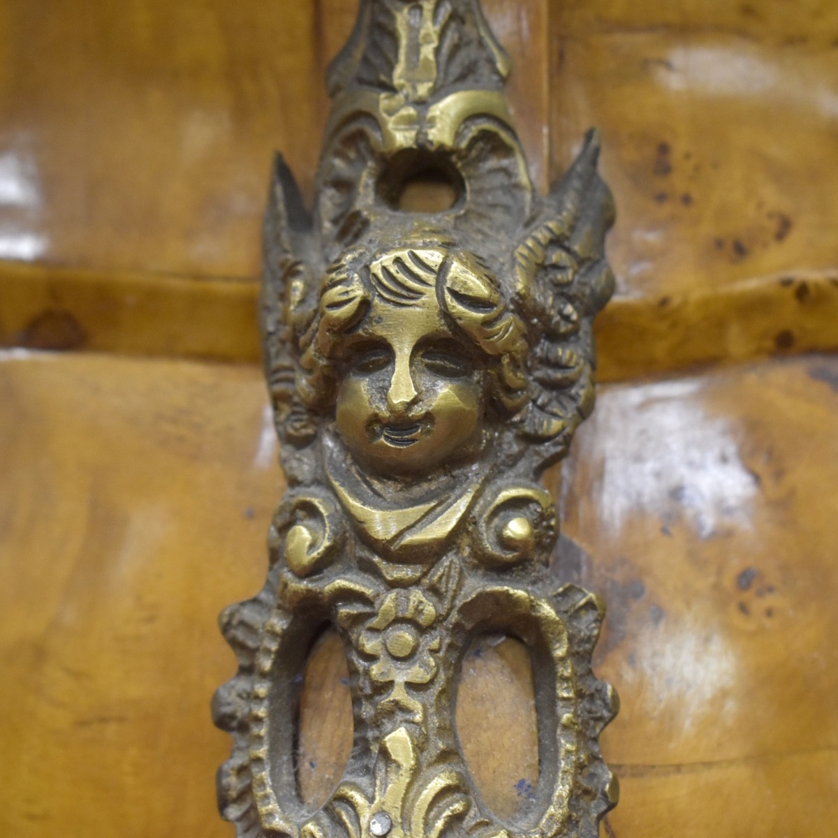 Vintage Italian Style Burl Commode