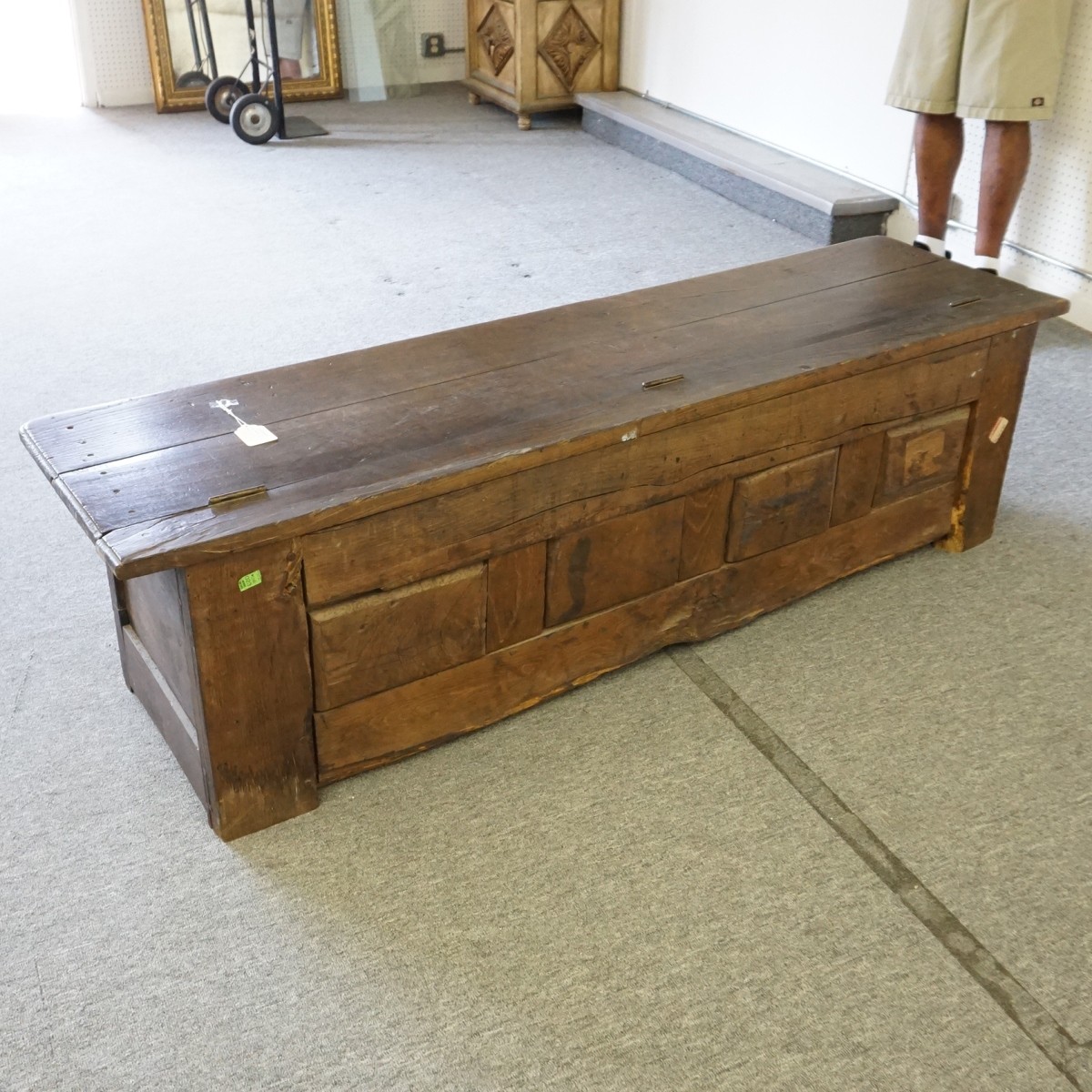 19C French Carved Cassone