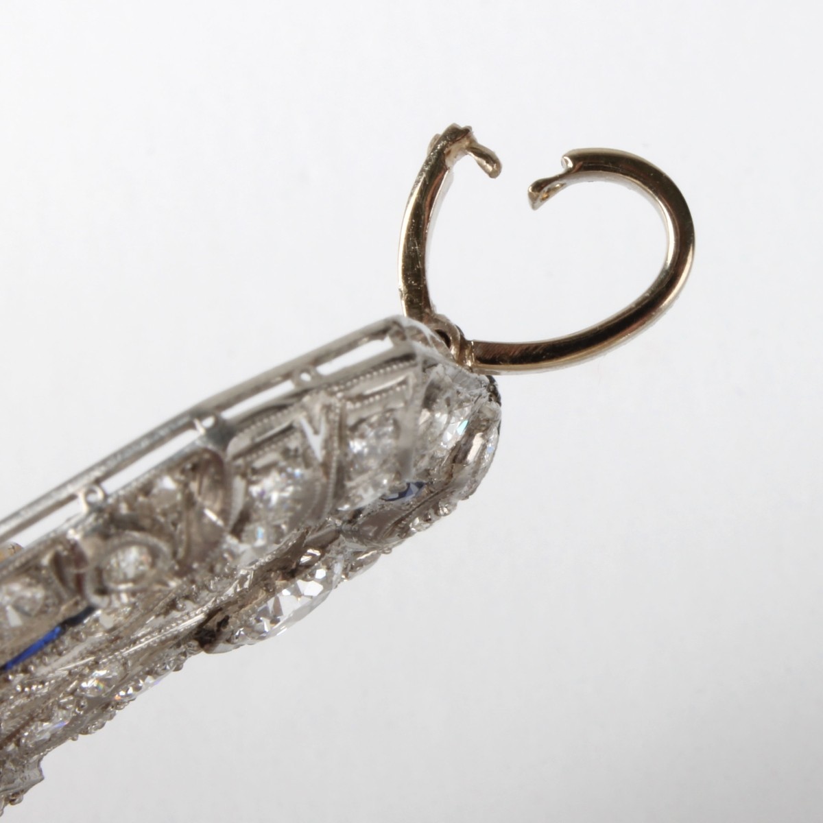 Art Deco Diamond and Platinum Pendant