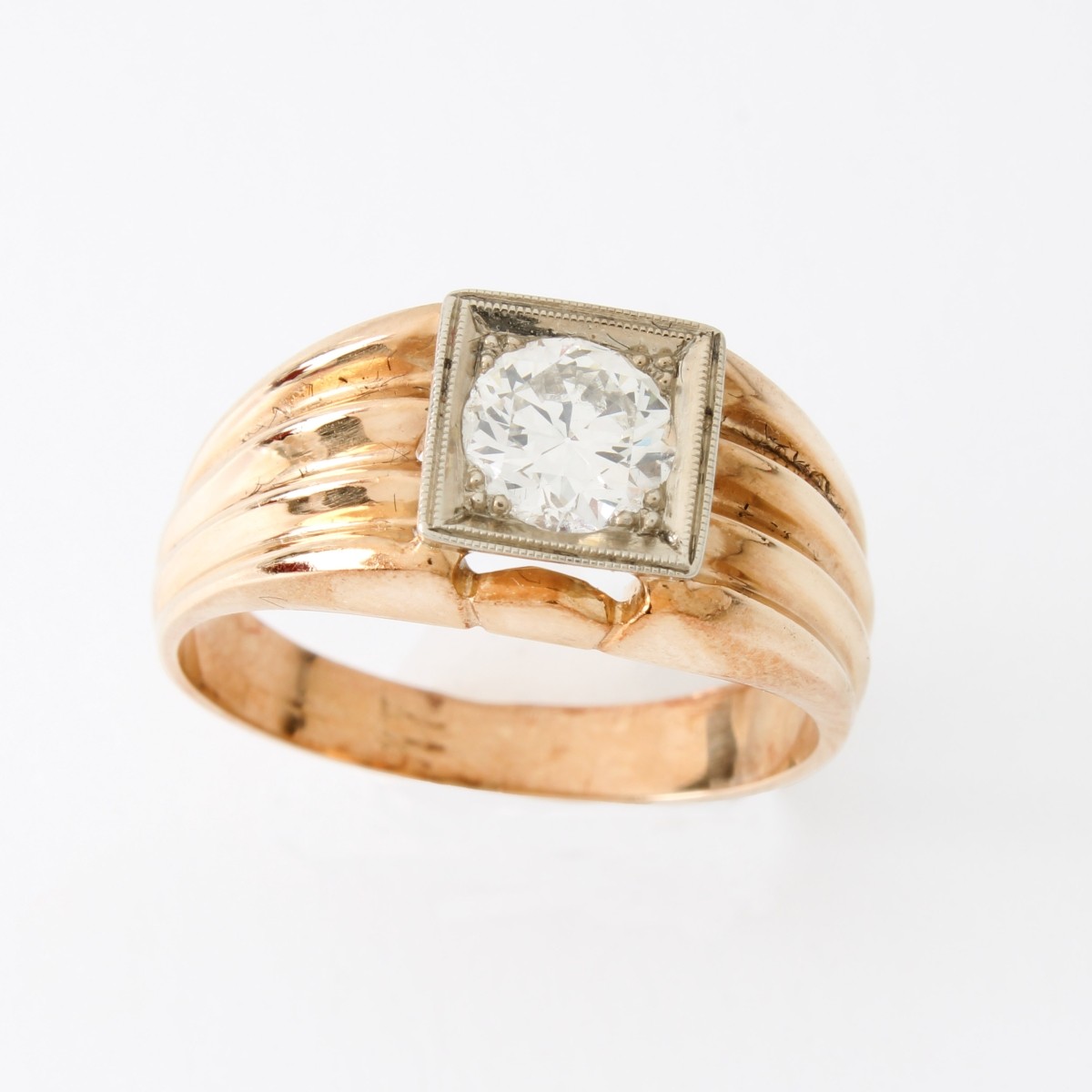 Diamond and 14K Ring