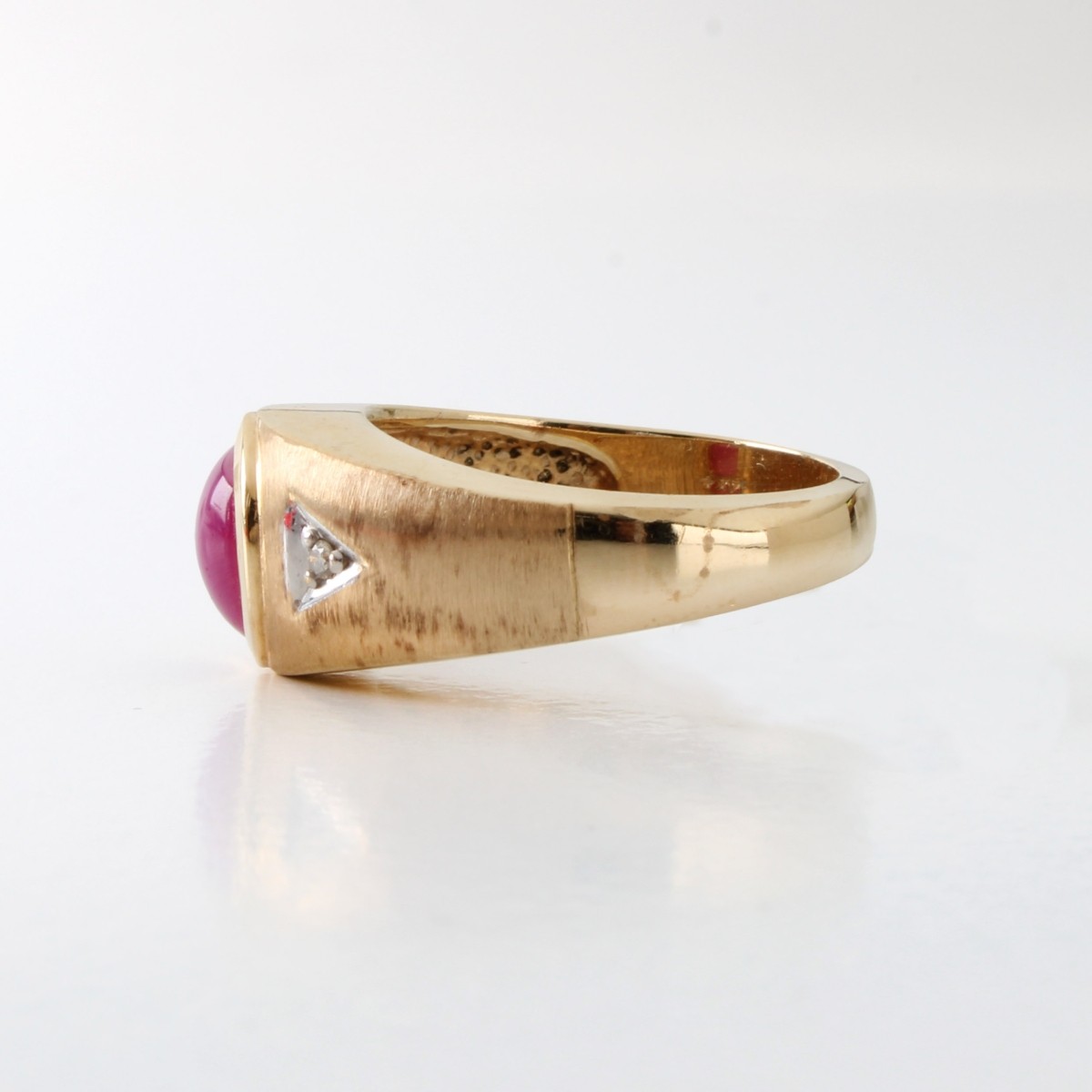 Ruby, Diamond and 14K Ring