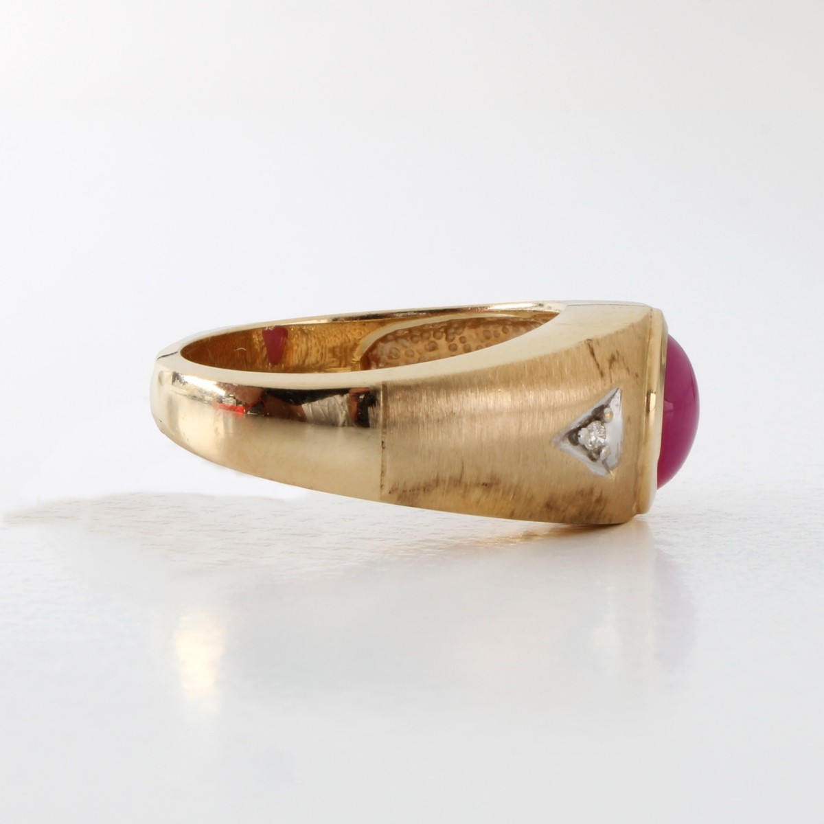 Ruby, Diamond and 14K Ring