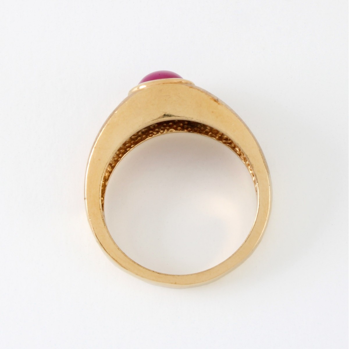 Ruby, Diamond and 14K Ring