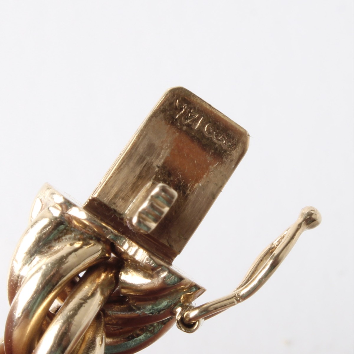 14K Yellow Gold Retro Rope Bracelet