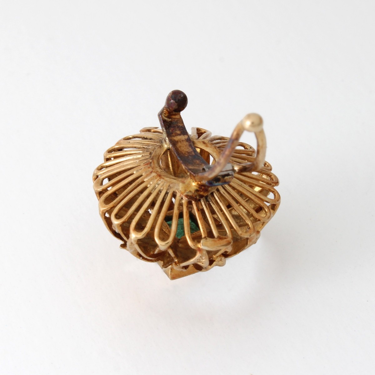 Emerald and 18K Pendant