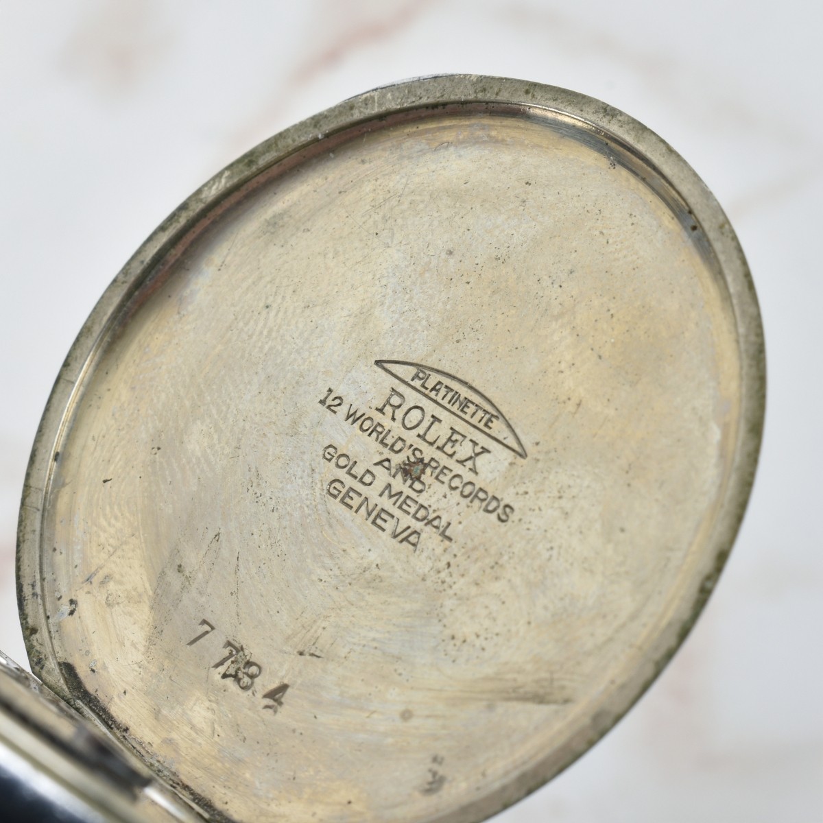 Art Deco Rolex Platinette Pocket Watch