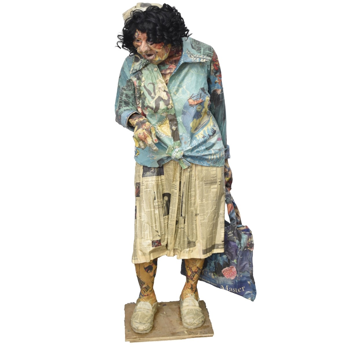 Life Size Paper Mache Lady