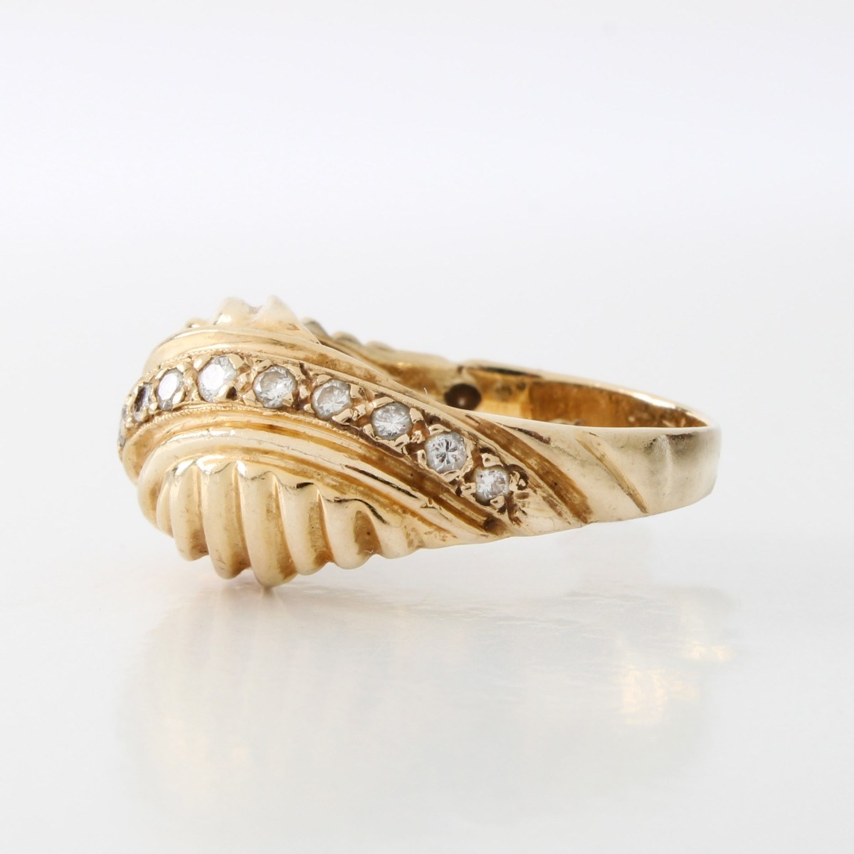 Diamond and 14K Ring