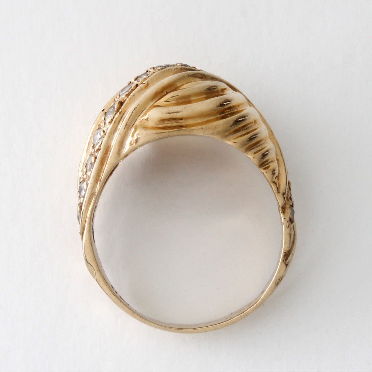 Diamond and 14K Ring