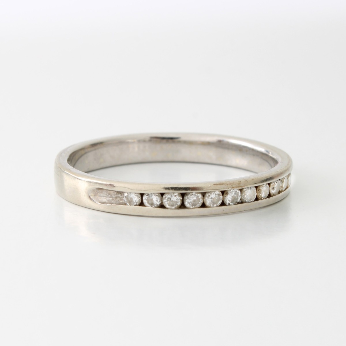 Diamond and 14K Eternity Band