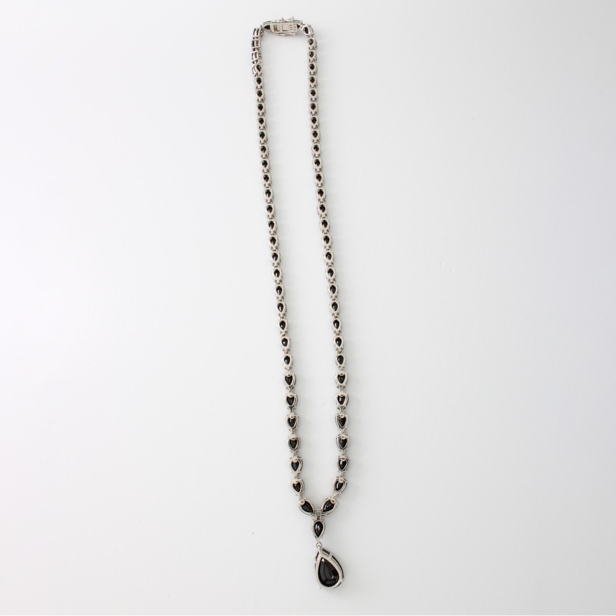 Sapphire and Sterling Necklace