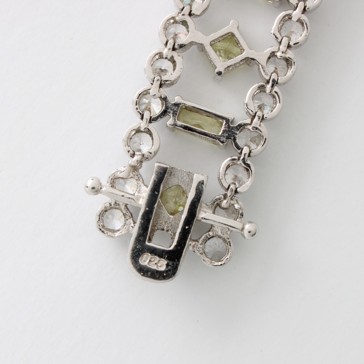 CZ and Sterling Bracelet