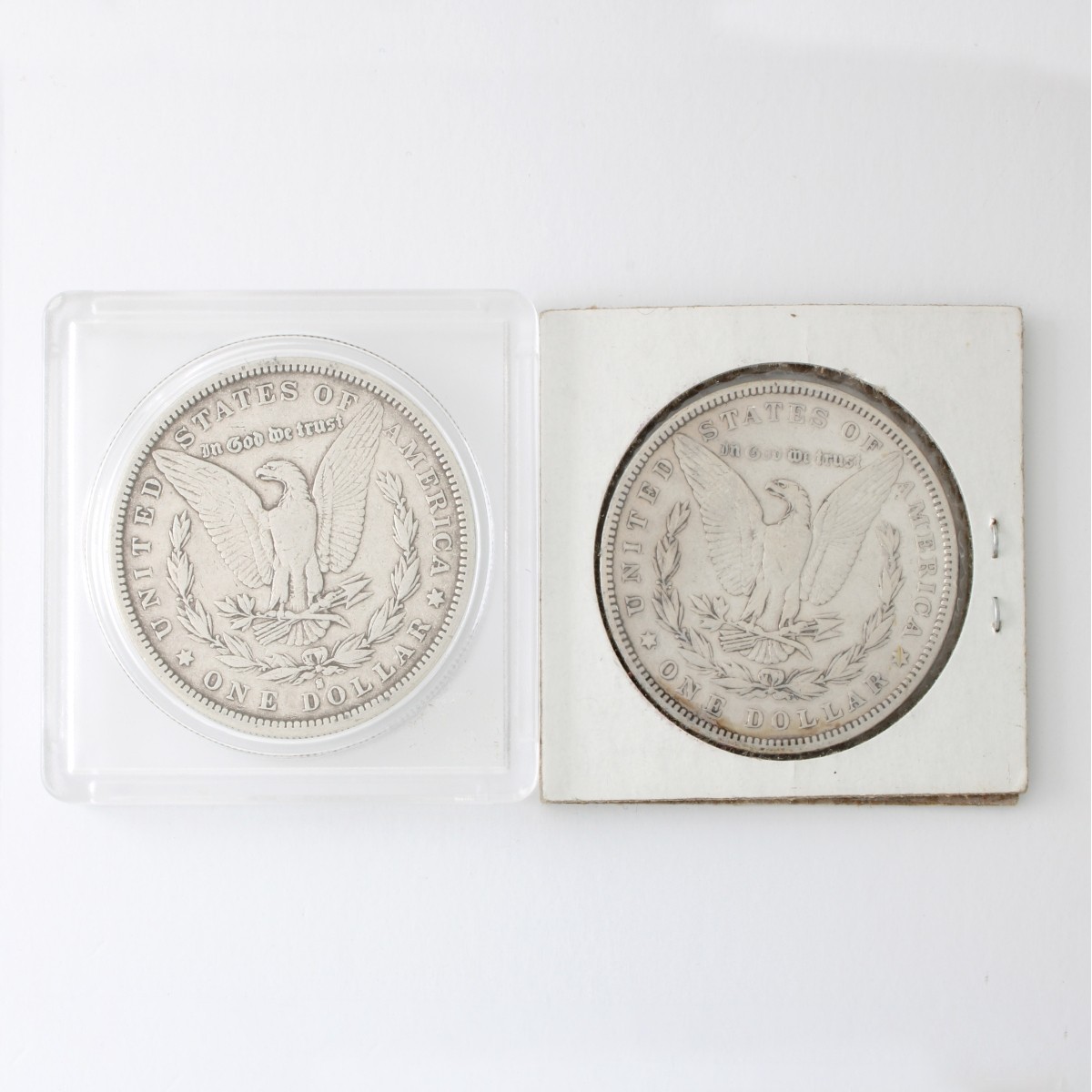 US 1881 and 1882 Morgan Silver Dollar Coins