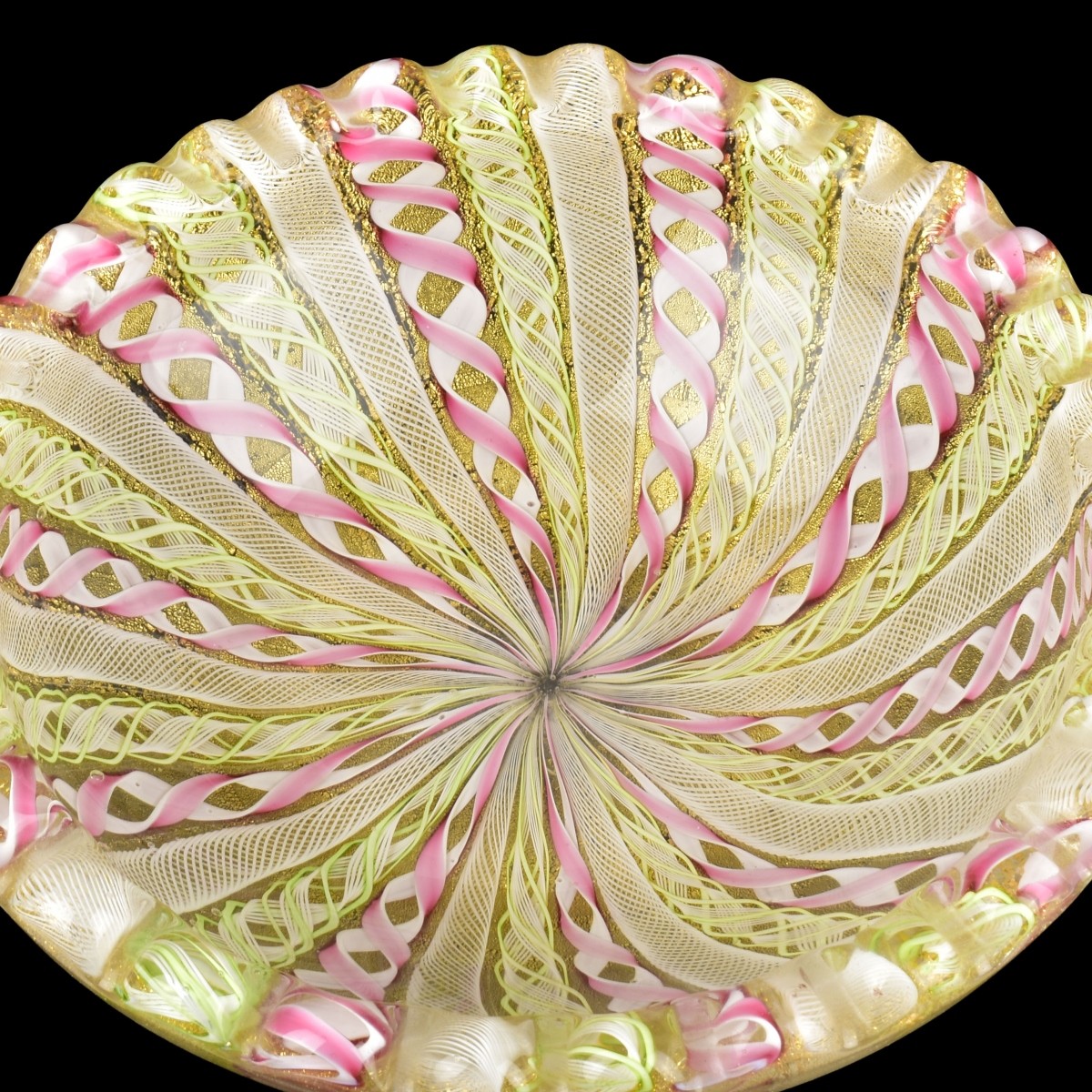 Vintage Venetian Murano Glass Bowl