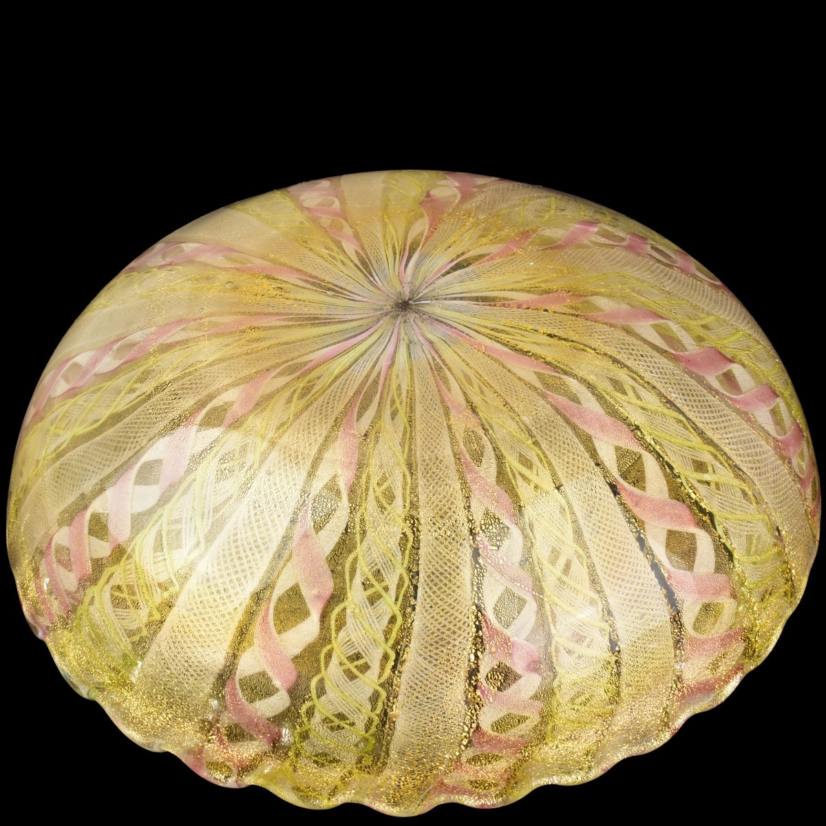 Vintage Venetian Murano Glass Bowl