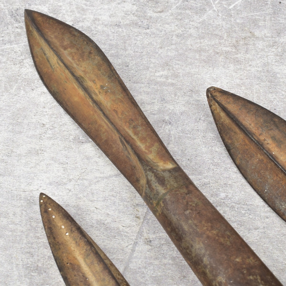 Archaic Bronze Spearheads