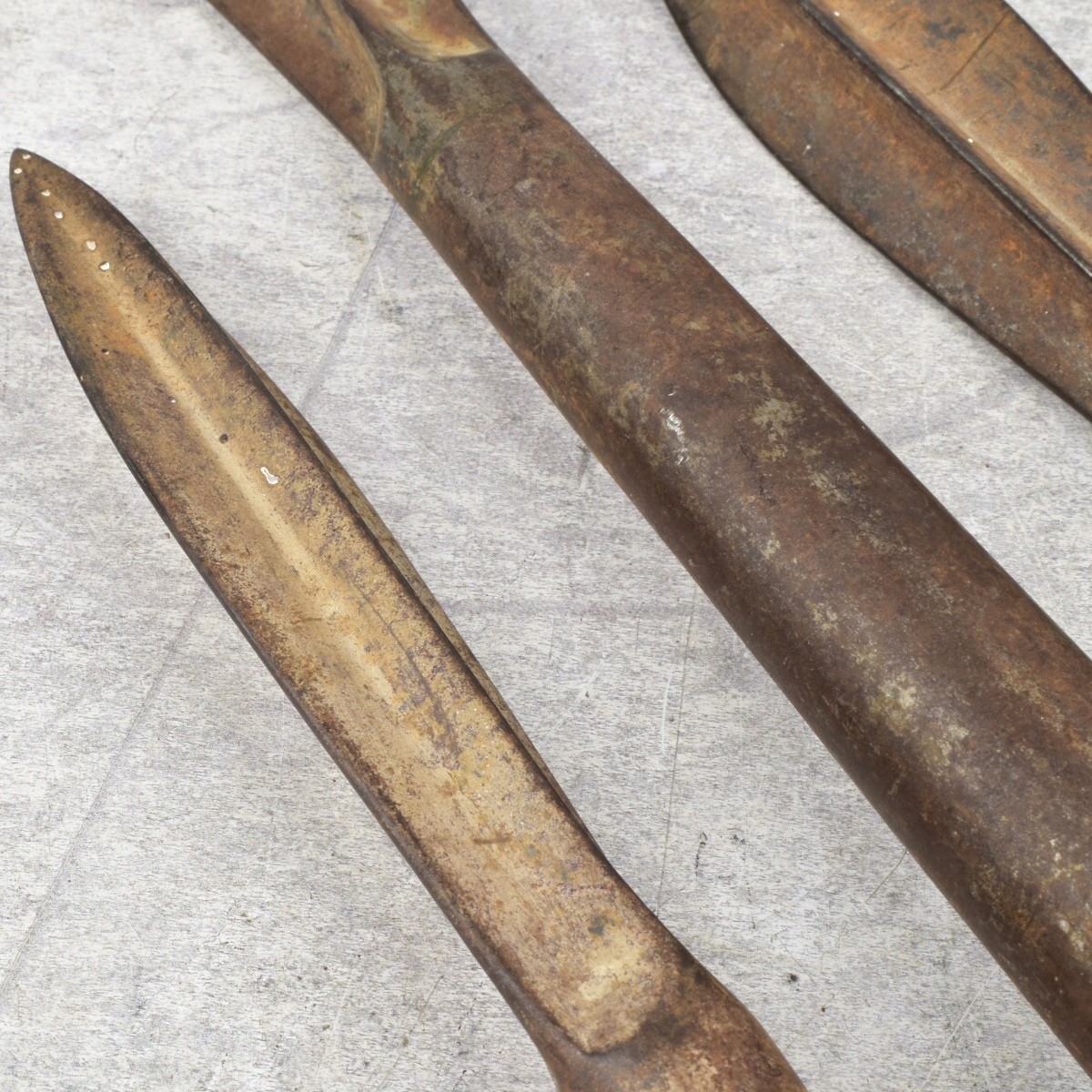 Archaic Bronze Spearheads