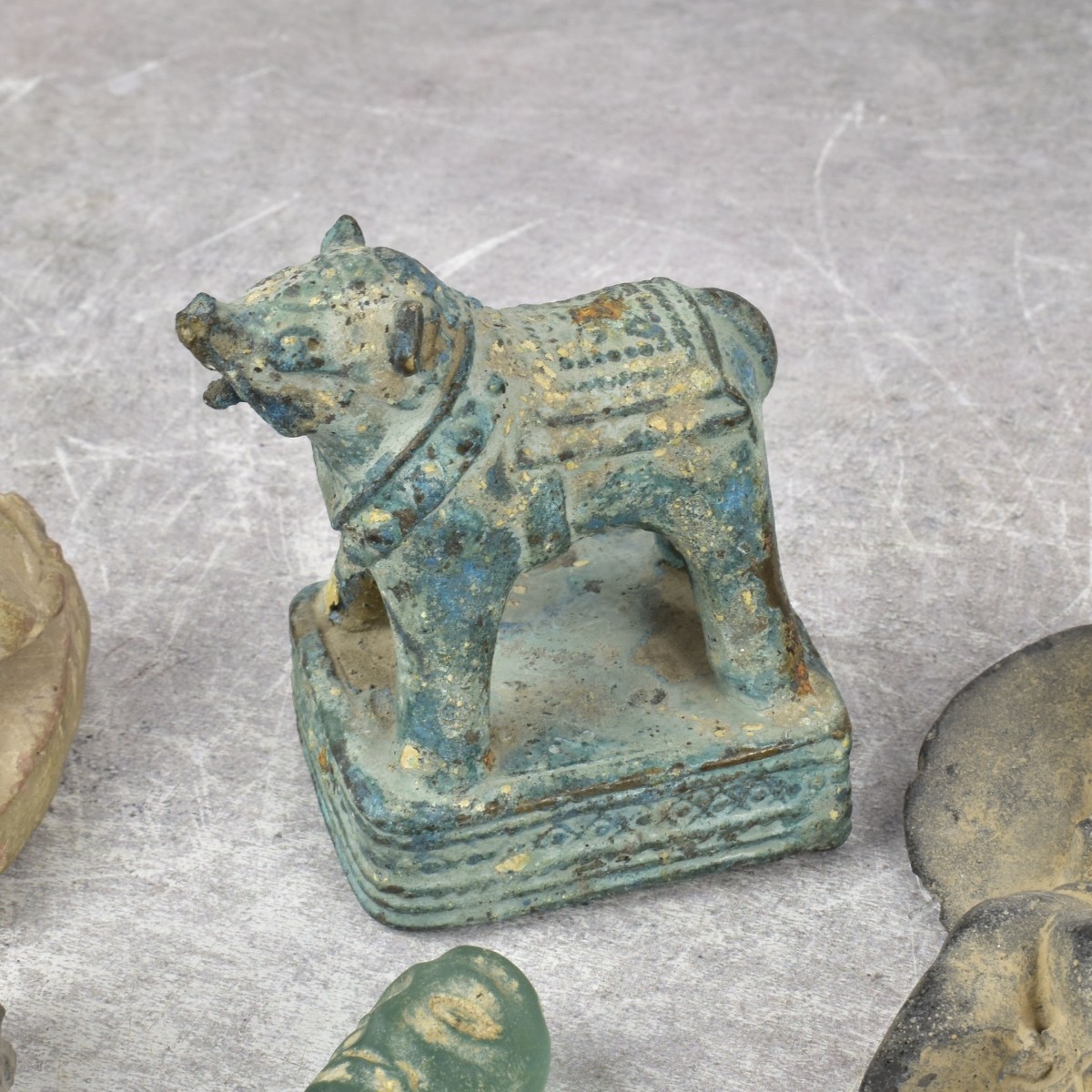 Antique Bronze/Stone/Glass Articles