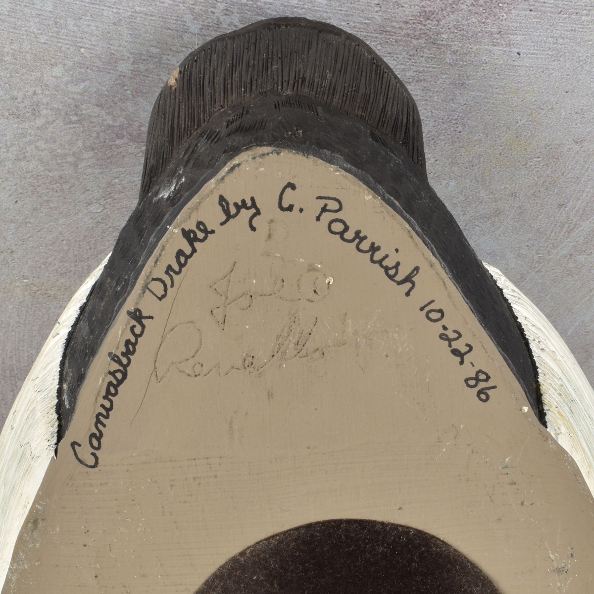 Joe Revello-C. Parrish Duck Decoy