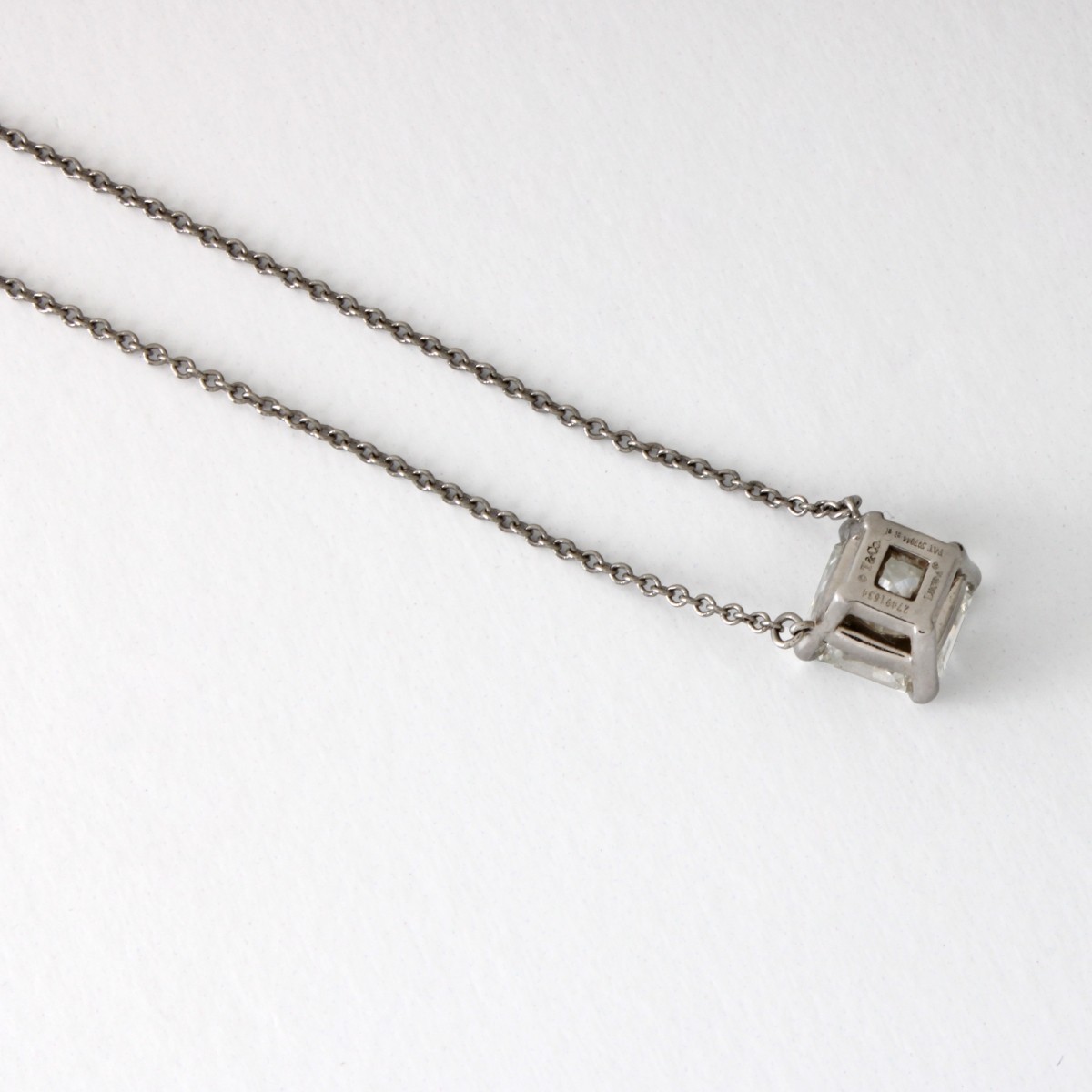 Tiffany & Co Diamond and Platinum Necklace