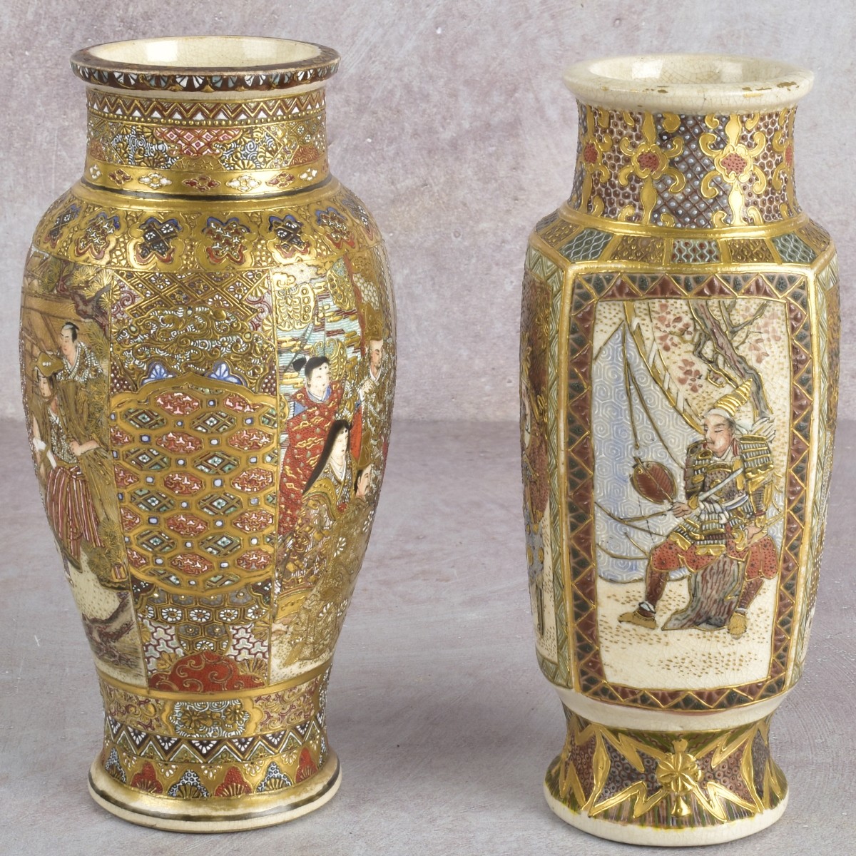 Japanese Satsuma Vases