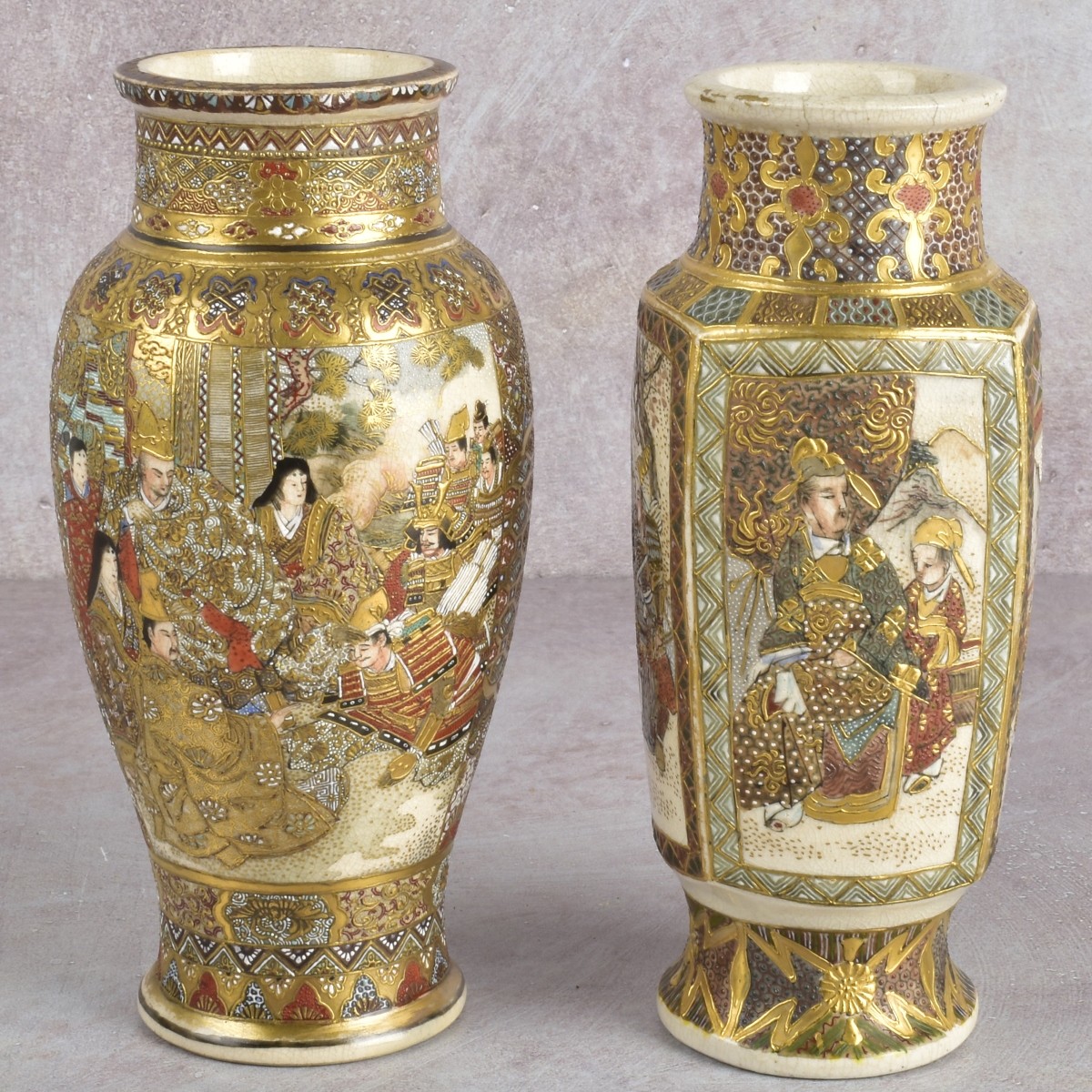 Japanese Satsuma Vases
