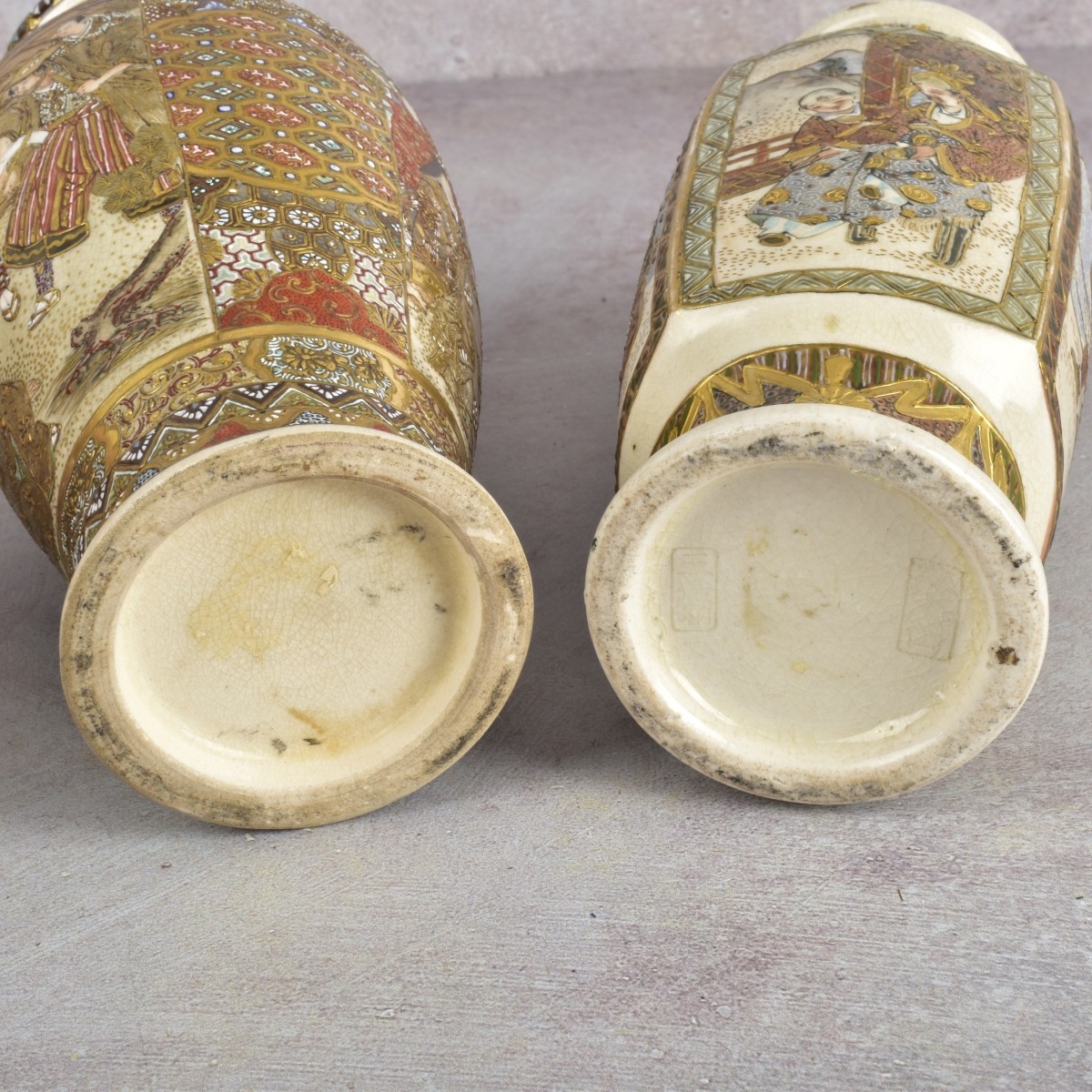 Japanese Satsuma Vases