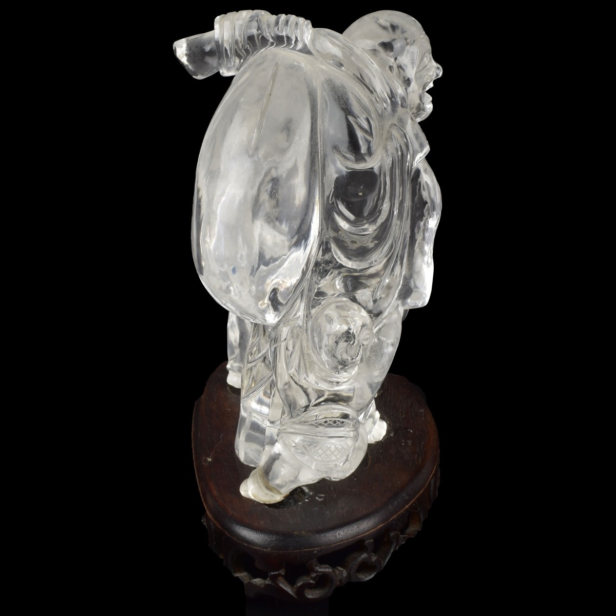 Rock Crystal Group of a Buddha