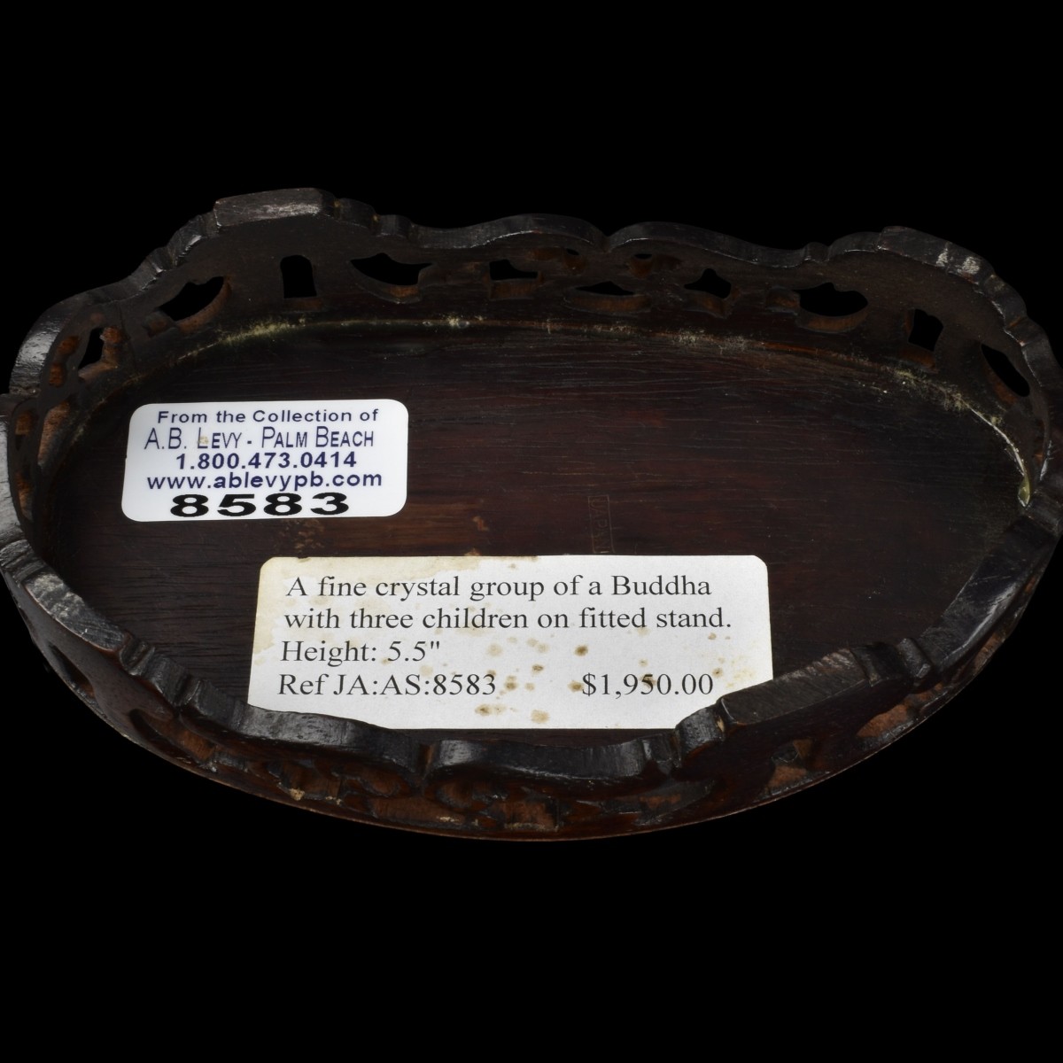 Rock Crystal Group of a Buddha