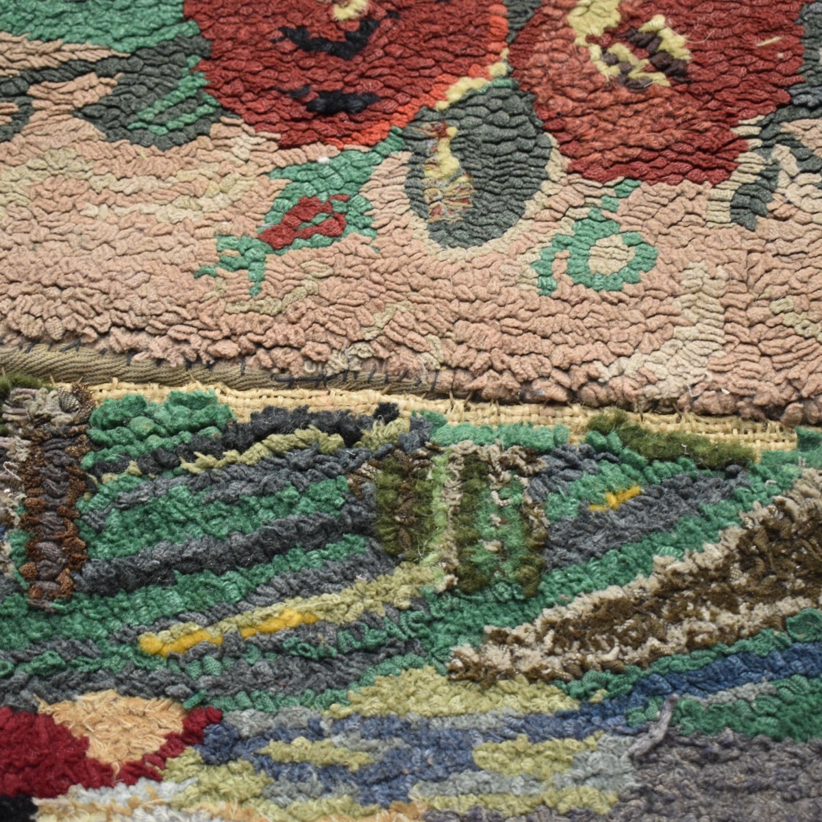 American Folk Art Stair Runner