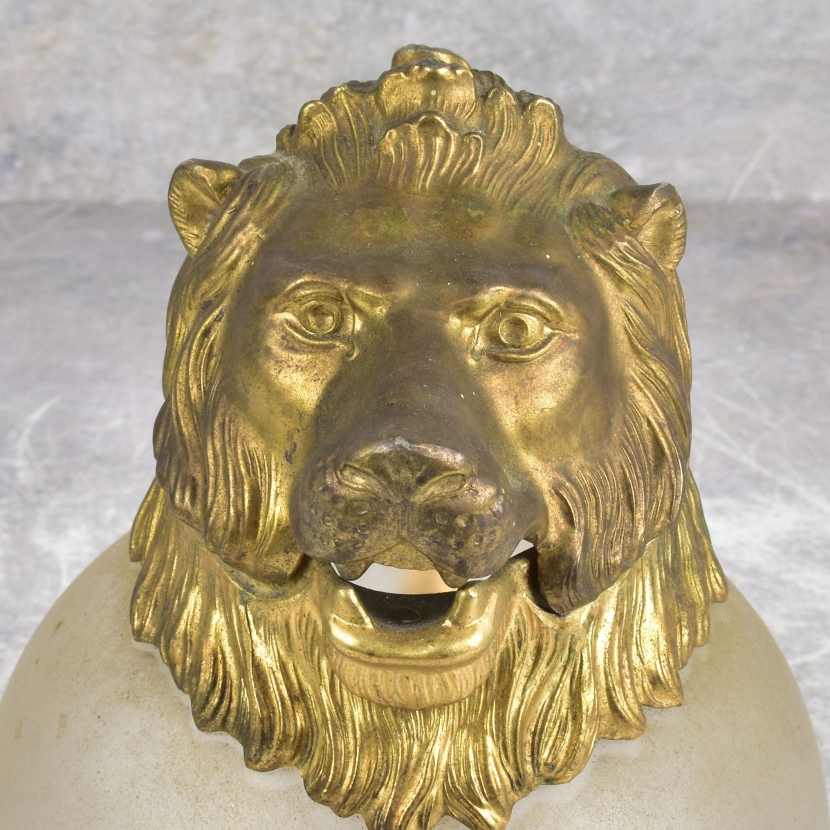 Carol Stupell Ormolou Lion Head Pitcher