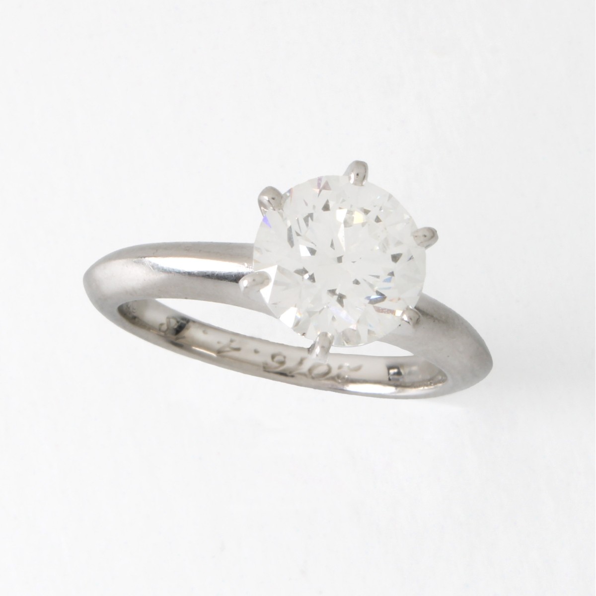 Tiffany & Co Diamond and Platinum Ring