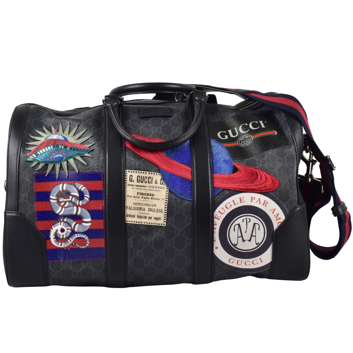 Gucci Monogram Duffle Bag