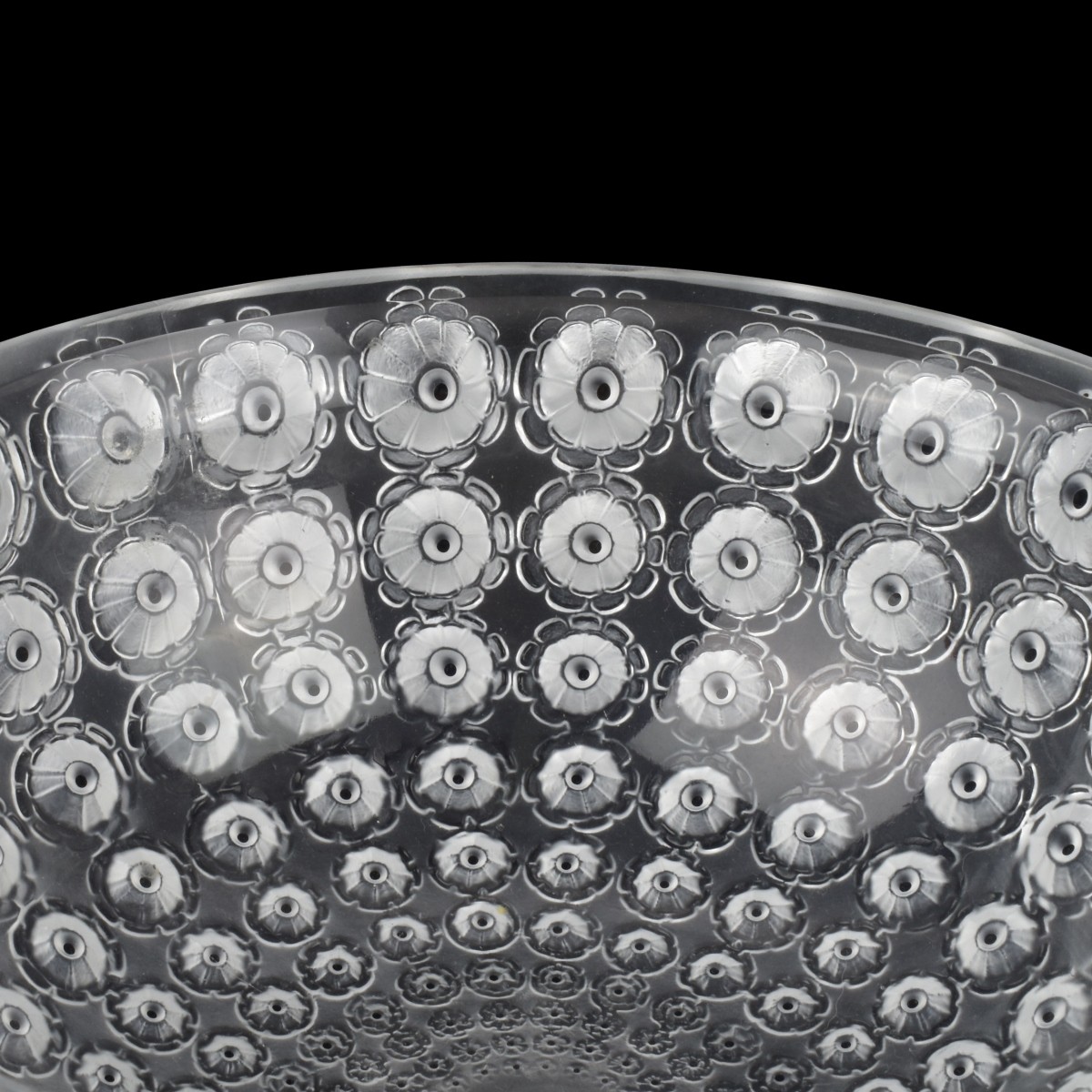 Lalique France "Nemours" Crystal Bowl