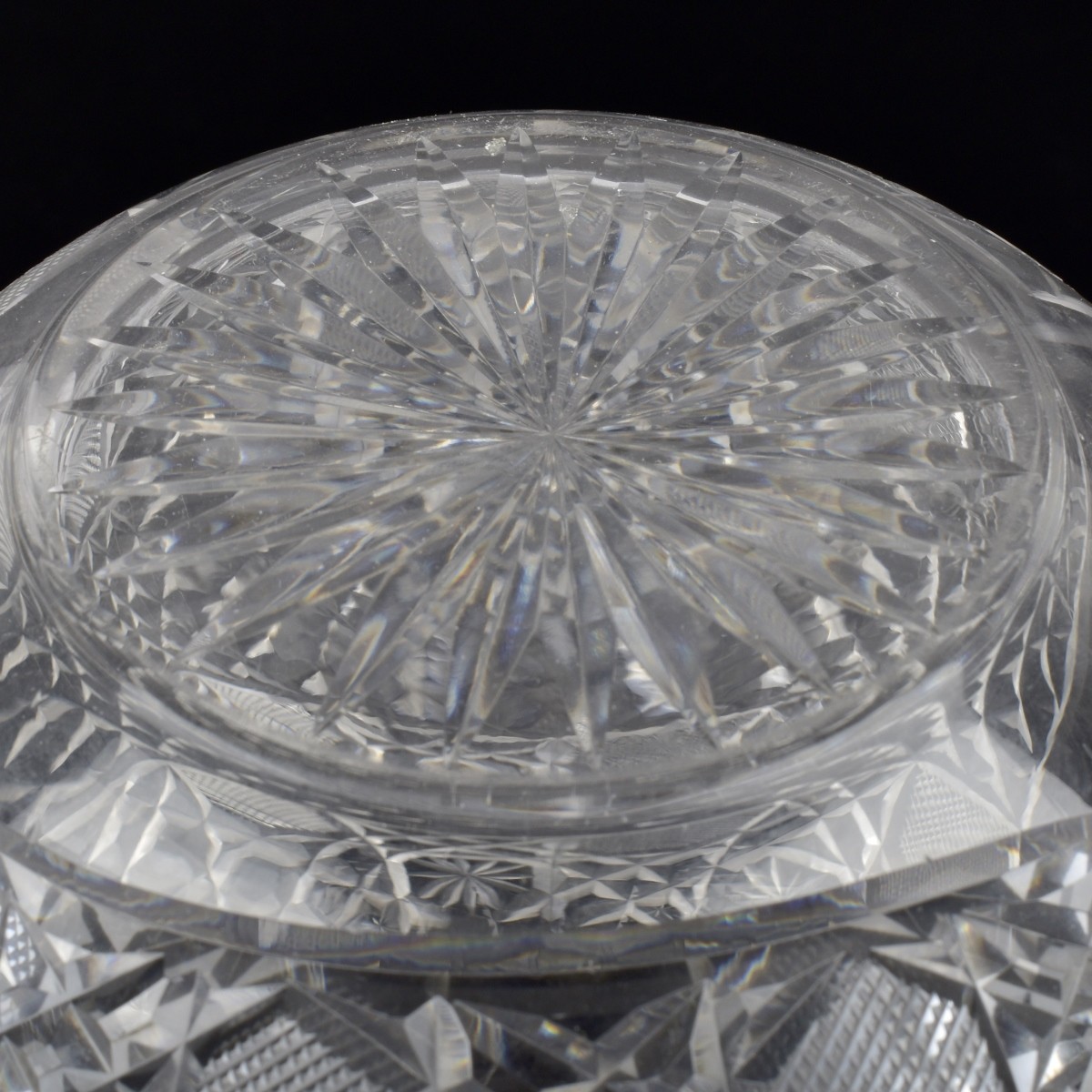 Antique Cut Glass Teapot