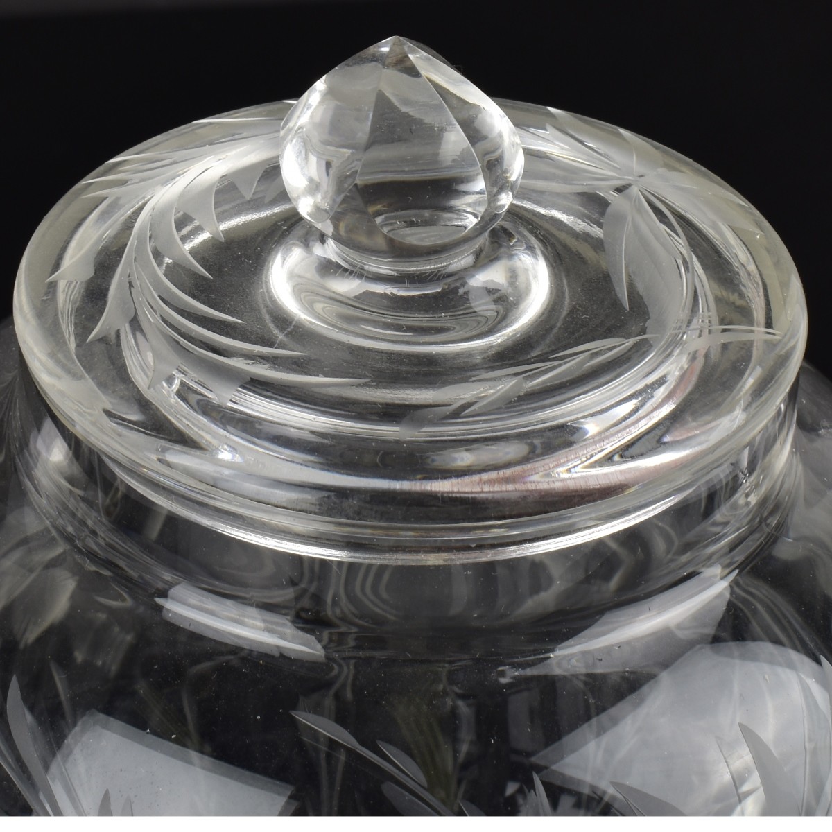 Antique Cut Glass Teapot