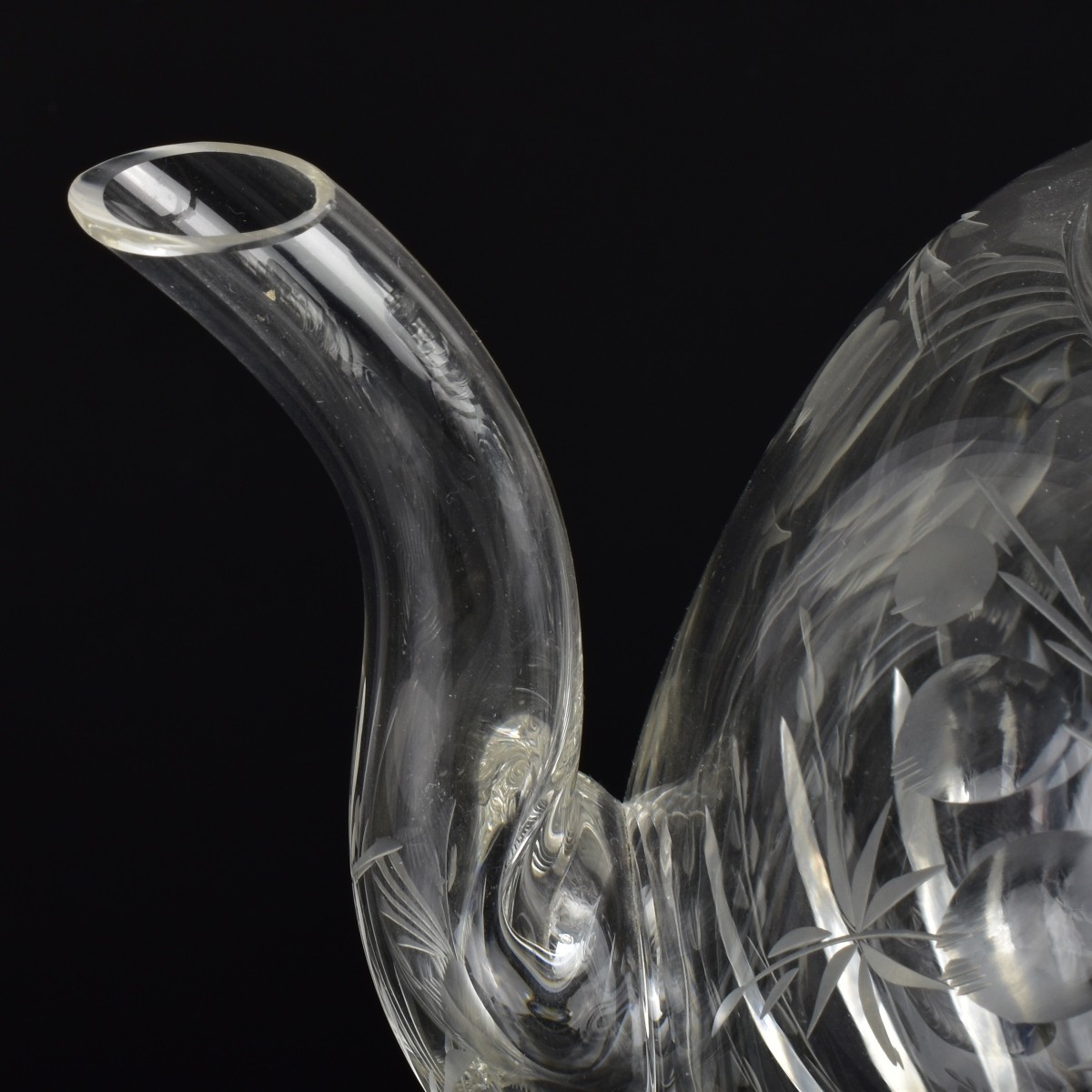 Antique Cut Glass Teapot