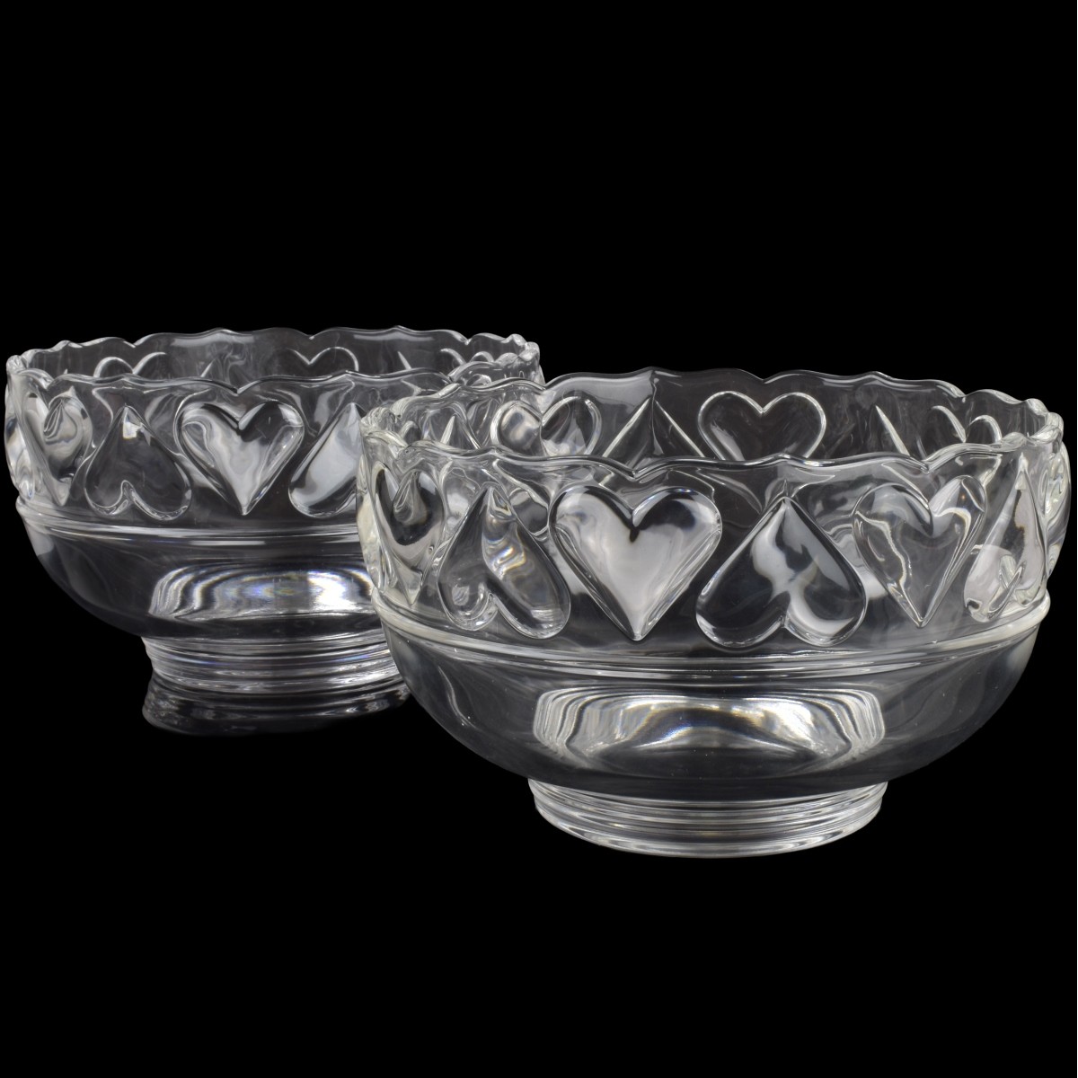 Tiffany & Co "Hearts" Crystal Glass Ware